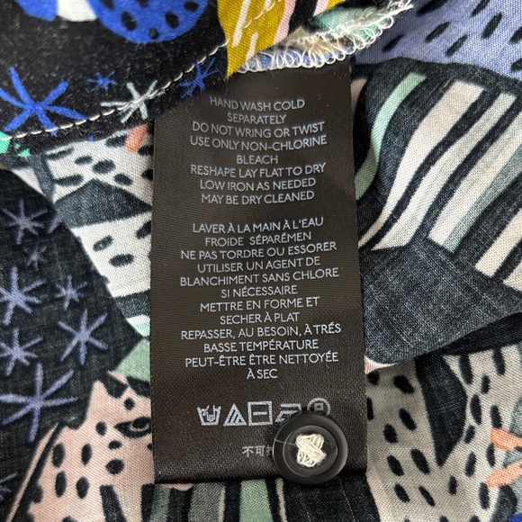 Anthropologie Art of Margaret Jeane Patterned Blouse - Picture 10 of 13